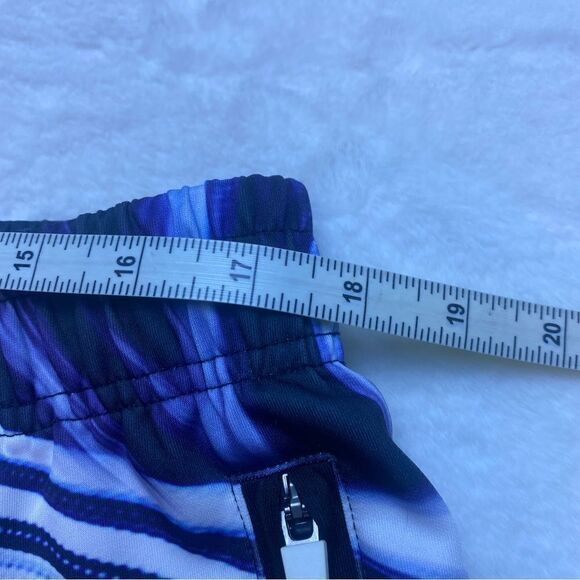 Paper Planes Blue and White Marble Design Board Shorts Size XL - Picture 10 of 12